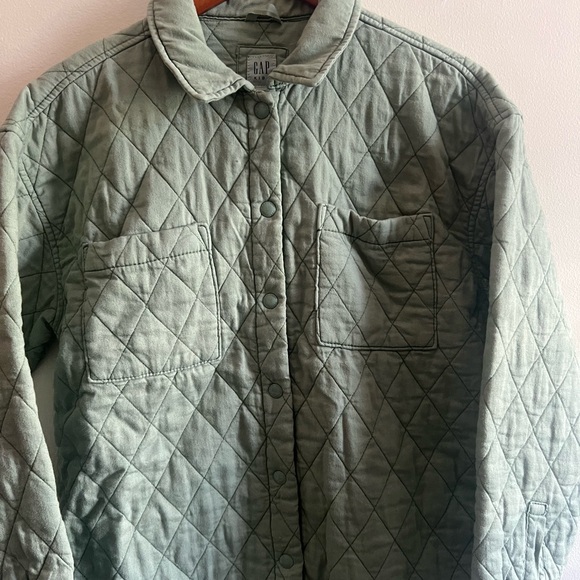 GAP kids, Quilted Green Jacket - Picture 1 of 3